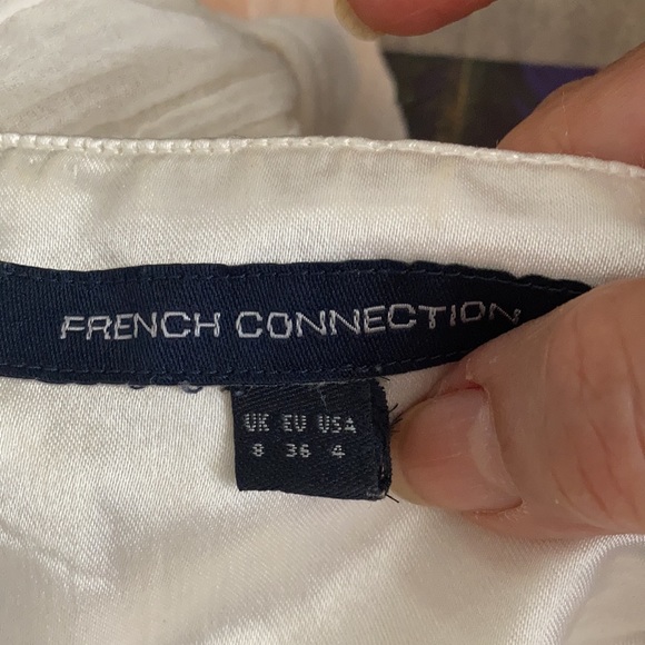 French connection cotton ruffled skirt dress - Picture 8 of 8